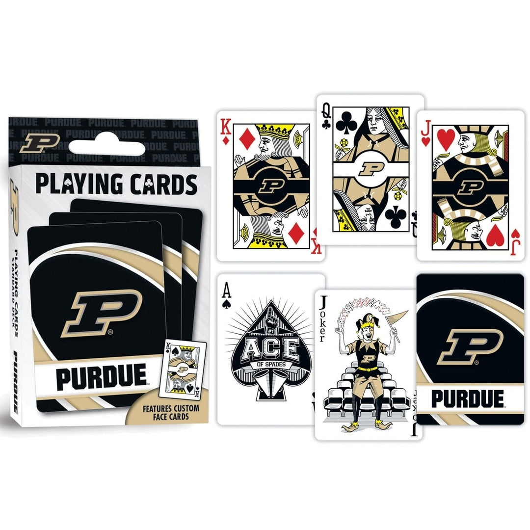 Purdue Boilermakers Playing Cards 54 Card Deck NCAA Team Poker Cards Image 3