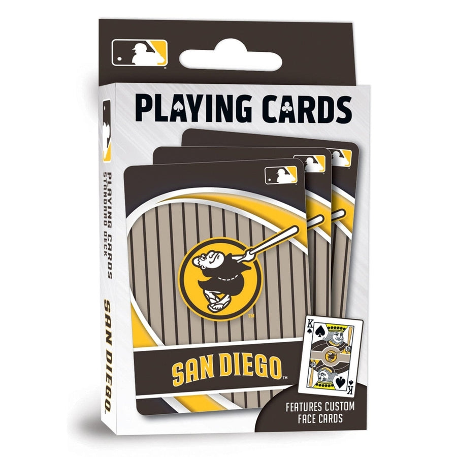 San Diego Padres Friar Playing Cards 54 Card Deck Officially Licensed MLB Cards Image 1