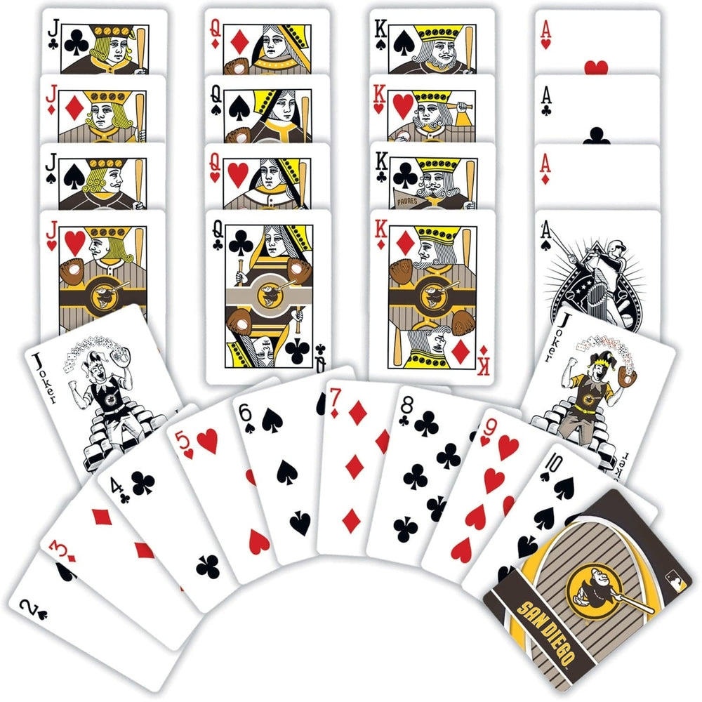 San Diego Padres Friar Playing Cards 54 Card Deck Officially Licensed MLB Cards Image 2