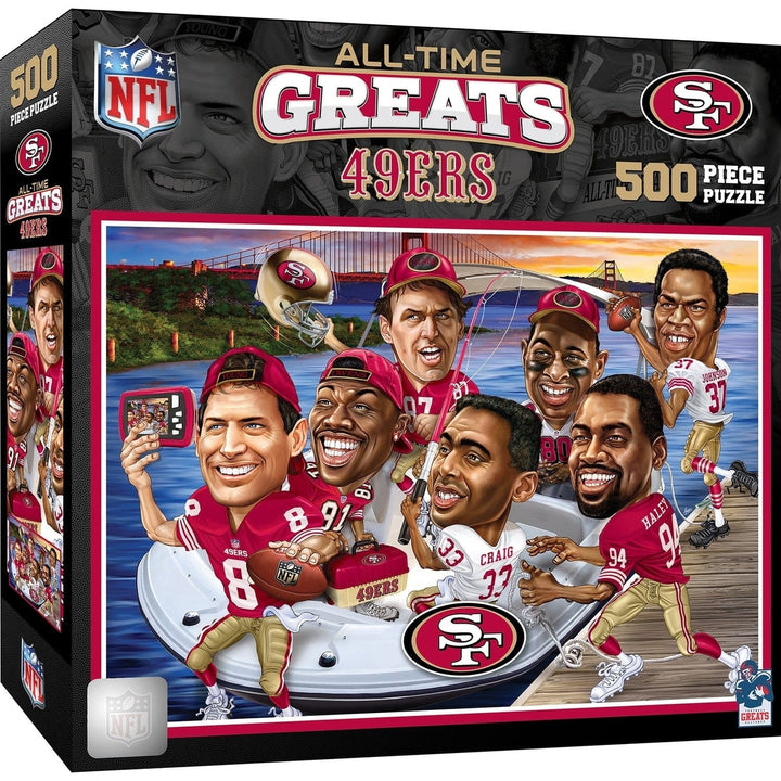 San Francisco 49ers - All Time Greats 500 Piece Jigsaw Puzzle Image 1