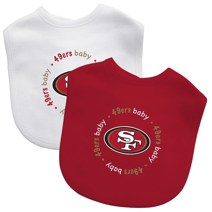 San Francisco 49ers - Baby Bibs 2-Pack Image 1