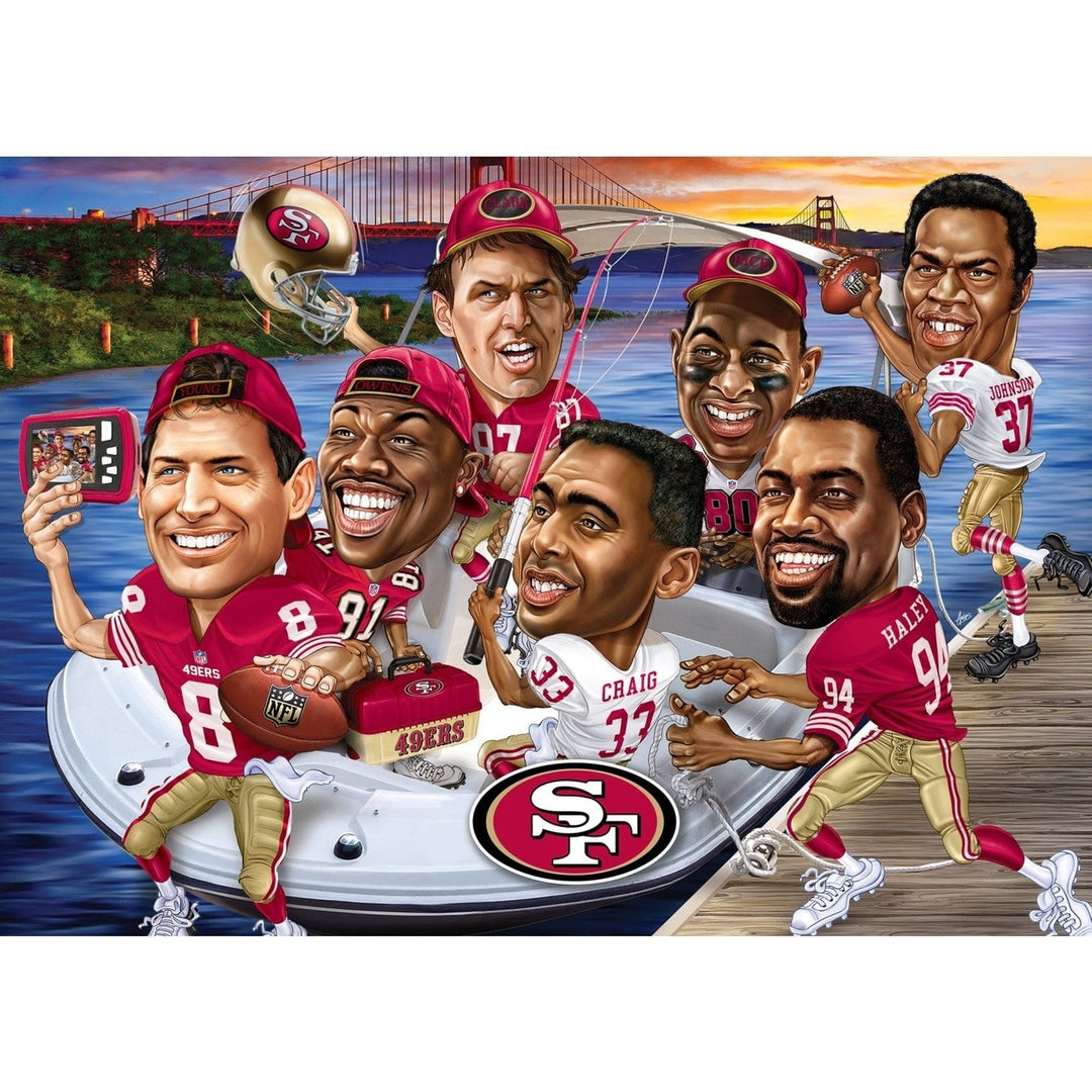 San Francisco 49ers - All Time Greats 500 Piece Jigsaw Puzzle Image 2