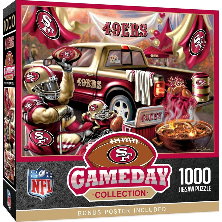 San Francisco 49ers - Gameday 1000 Piece Jigsaw Puzzle Image 1