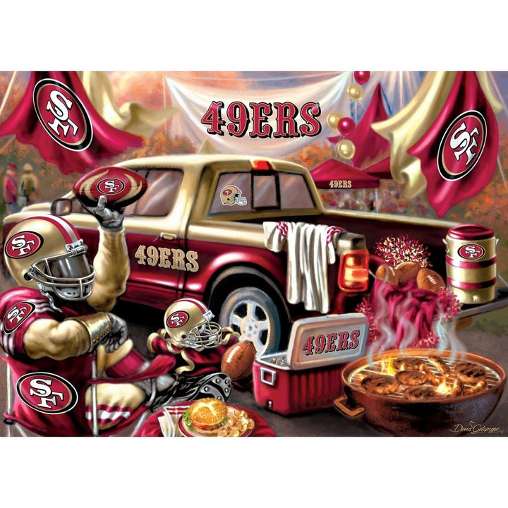 San Francisco 49ers - Gameday 1000 Piece Jigsaw Puzzle Image 2