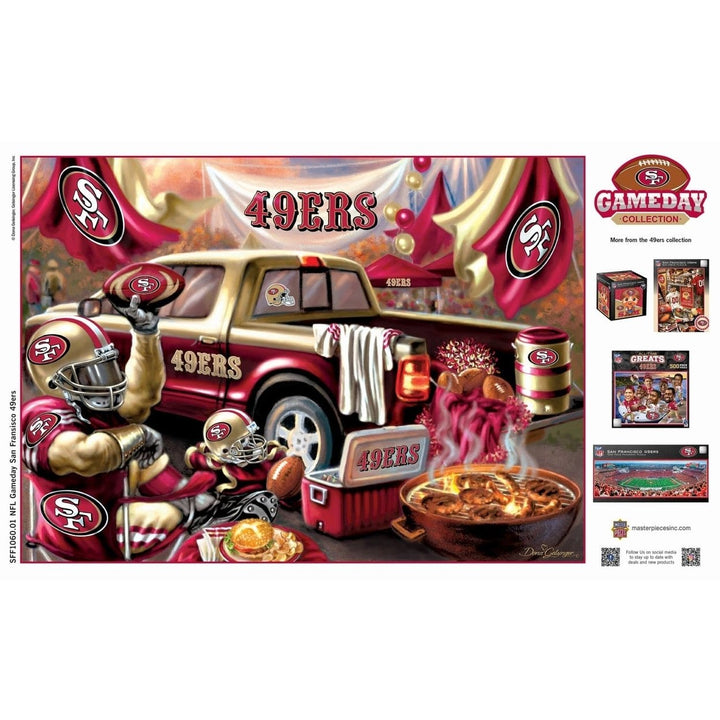 San Francisco 49ers - Gameday 1000 Piece Jigsaw Puzzle Image 4