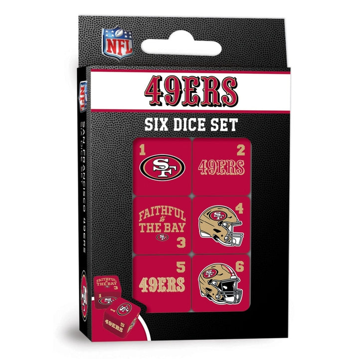 San Francisco 49ers Dice Set - 19mm Image 1