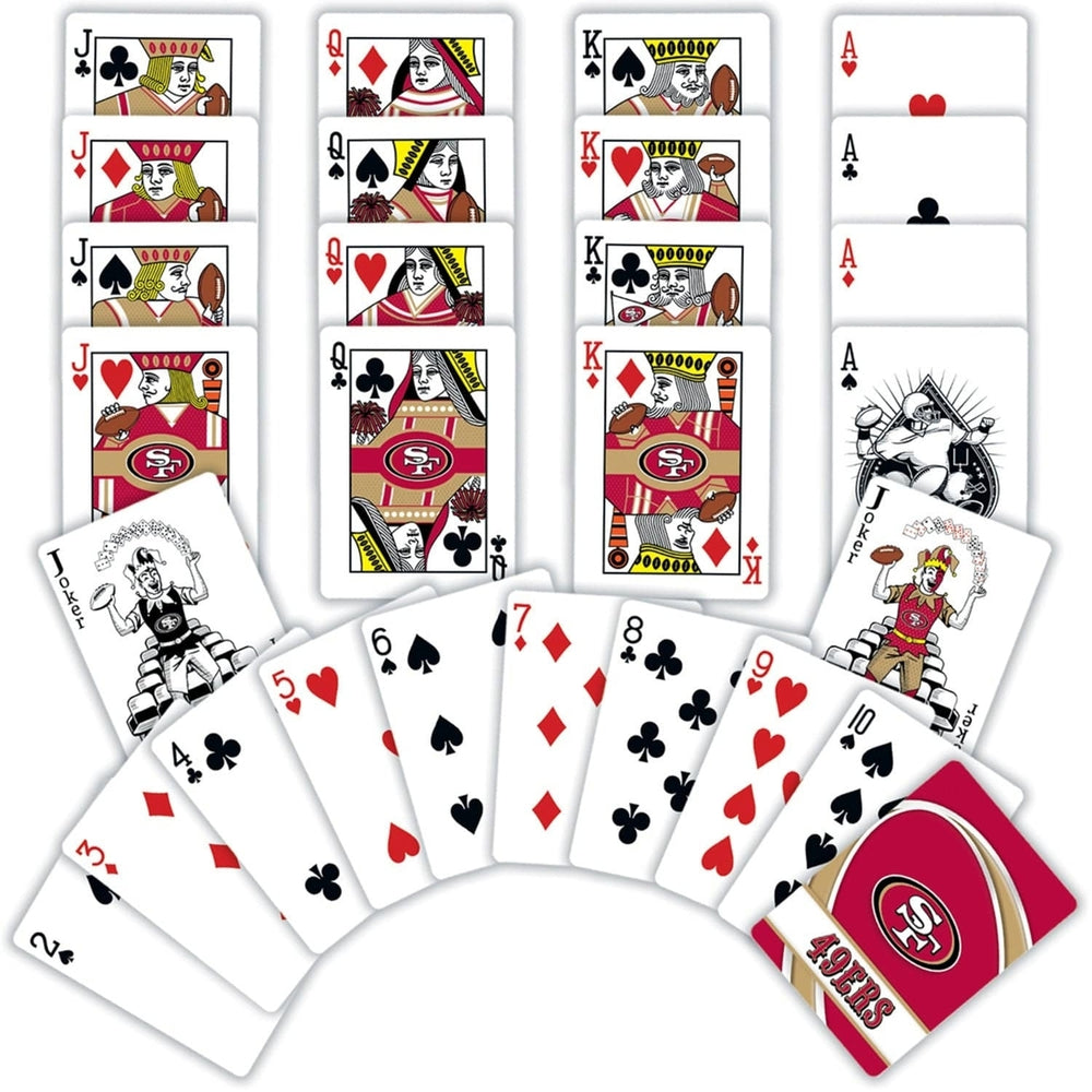 San Francisco 49ers Playing Cards - 54 Card Deck Image 2