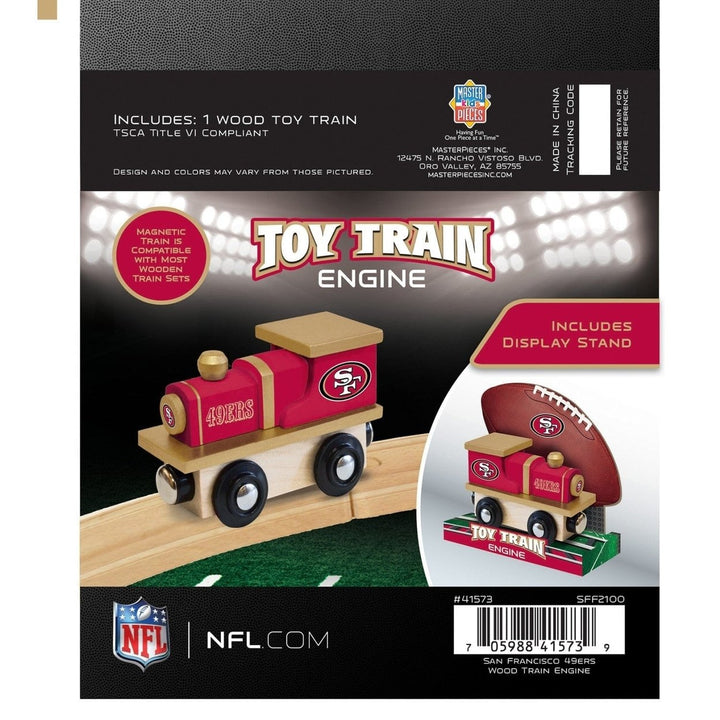 San Francisco 49ers Toy Train Engine Image 3