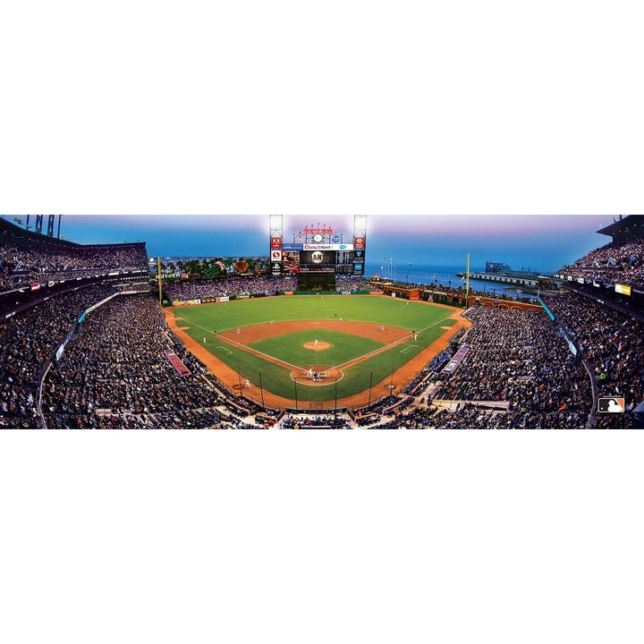 San Francisco Giants 1000 Piece Jigsaw Puzzle Panoramic ATandT Park Recycled Image 2