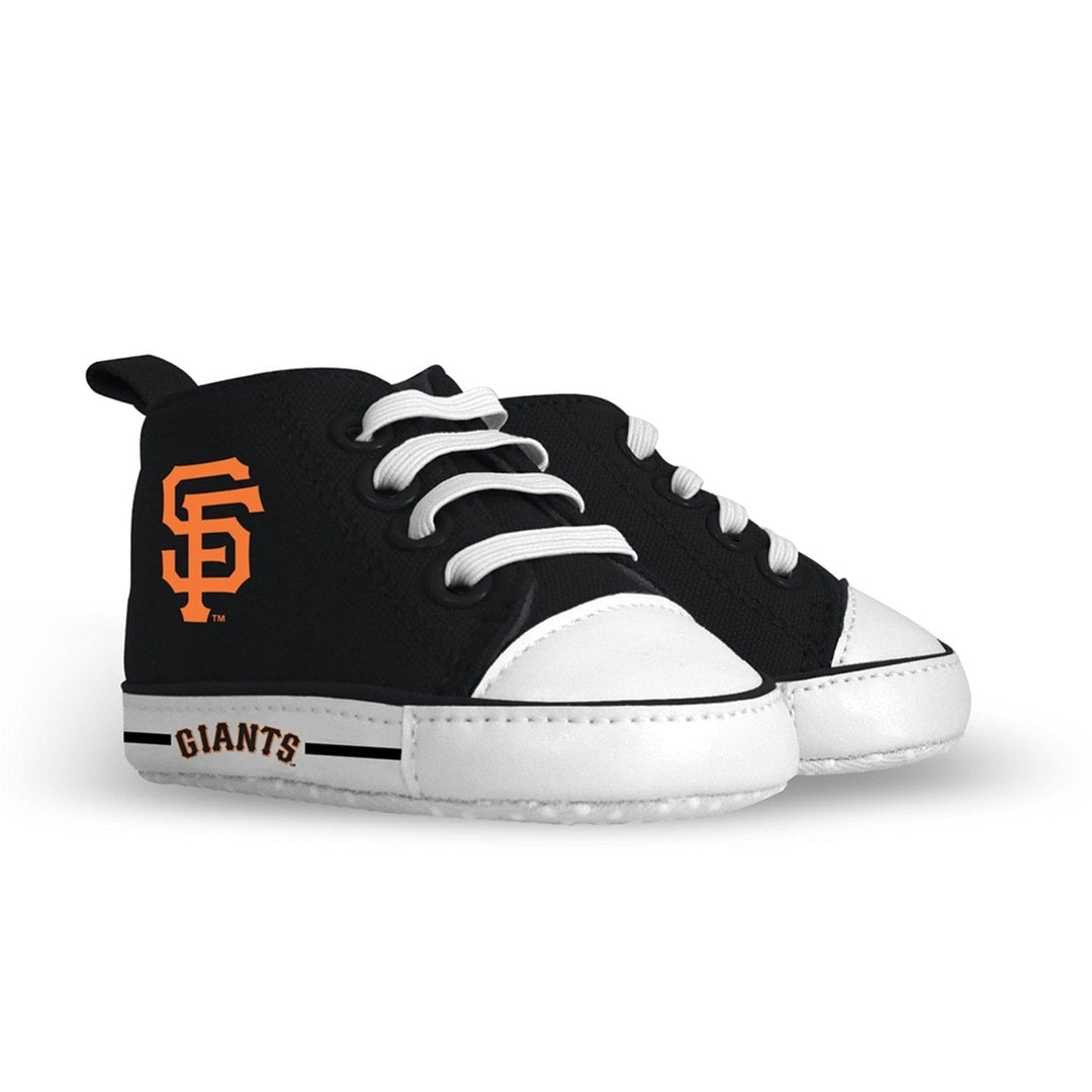 San Francisco Giants Baby Gift Set 2 Piece Bib and Pre-Walker Shoes Unisex Image 2