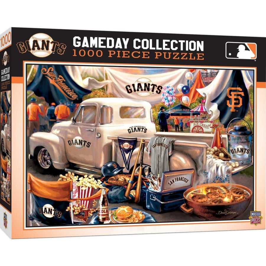 San Francisco Giants 1000 Piece Jigsaw Puzzle 19.25x26.75 Recycled Material Image 1