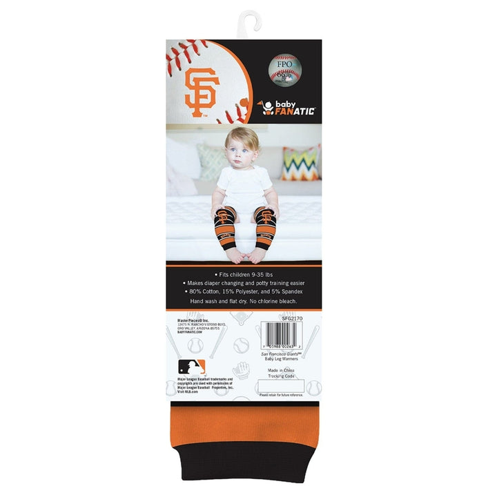 San Francisco Giants Baby Leg Warmers Cotton Blend Infant Toddler 9-35 lbs Image 3