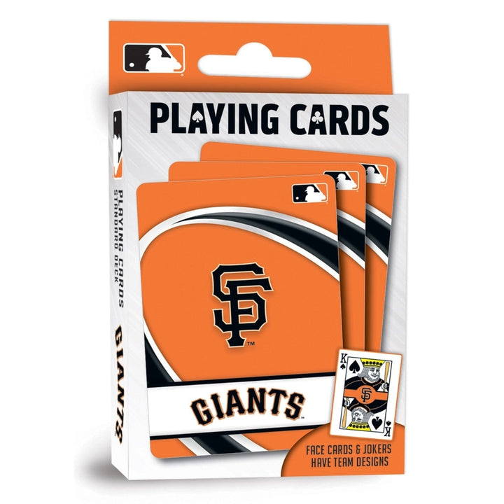 San Francisco Giants Playing Cards Officially Licensed 54 Card Deck MLB Image 1