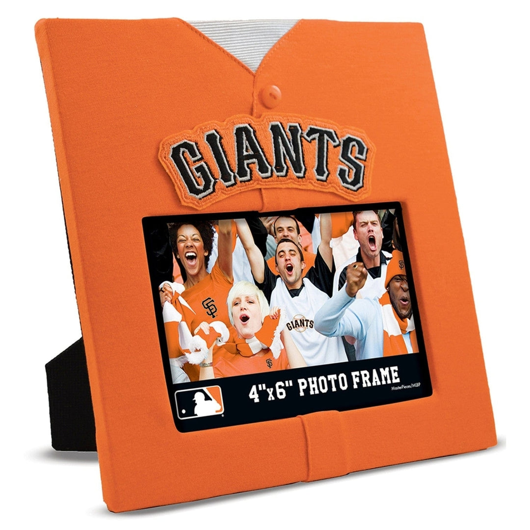 San Francisco Giants Uniformed Frame 4x6 Picture Easel Wall Hanger MLB Fans Image 1