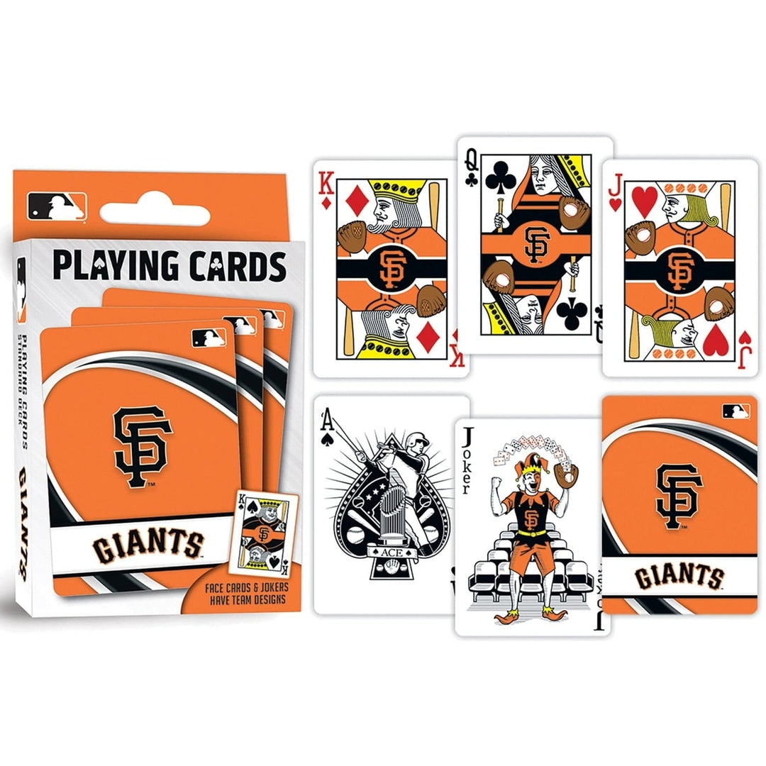 San Francisco Giants Playing Cards Officially Licensed 54 Card Deck MLB Image 3