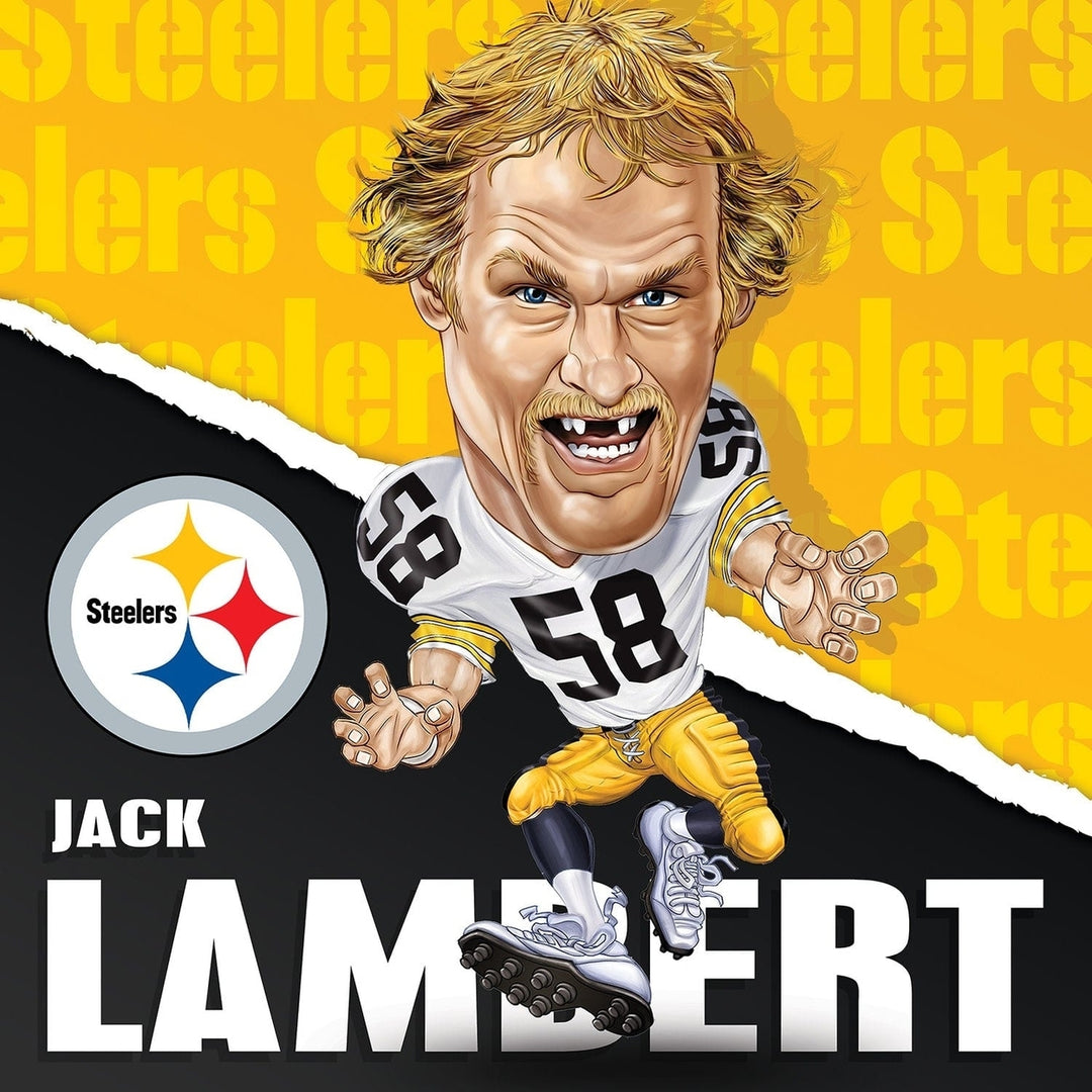 Pittsburgh Steelers All-Time Greats - Jack Lambert 300 Piece Jigsaw Puzzle Image 2