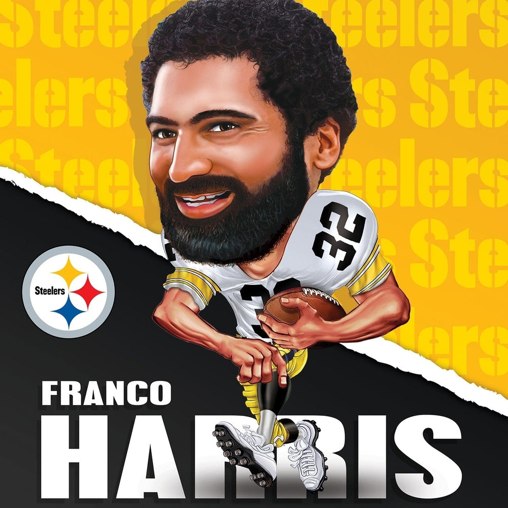 Pittsburgh Steelers All-Time Greats - Franco Harris 300 Piece Jigsaw Puzzle Image 2