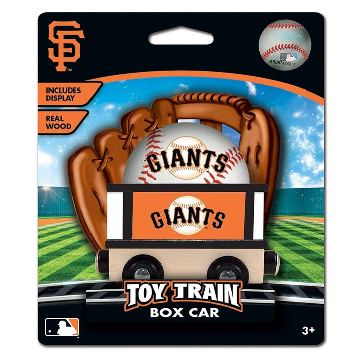 San Francisco Giants MLB Toy Train Box Car Image 2