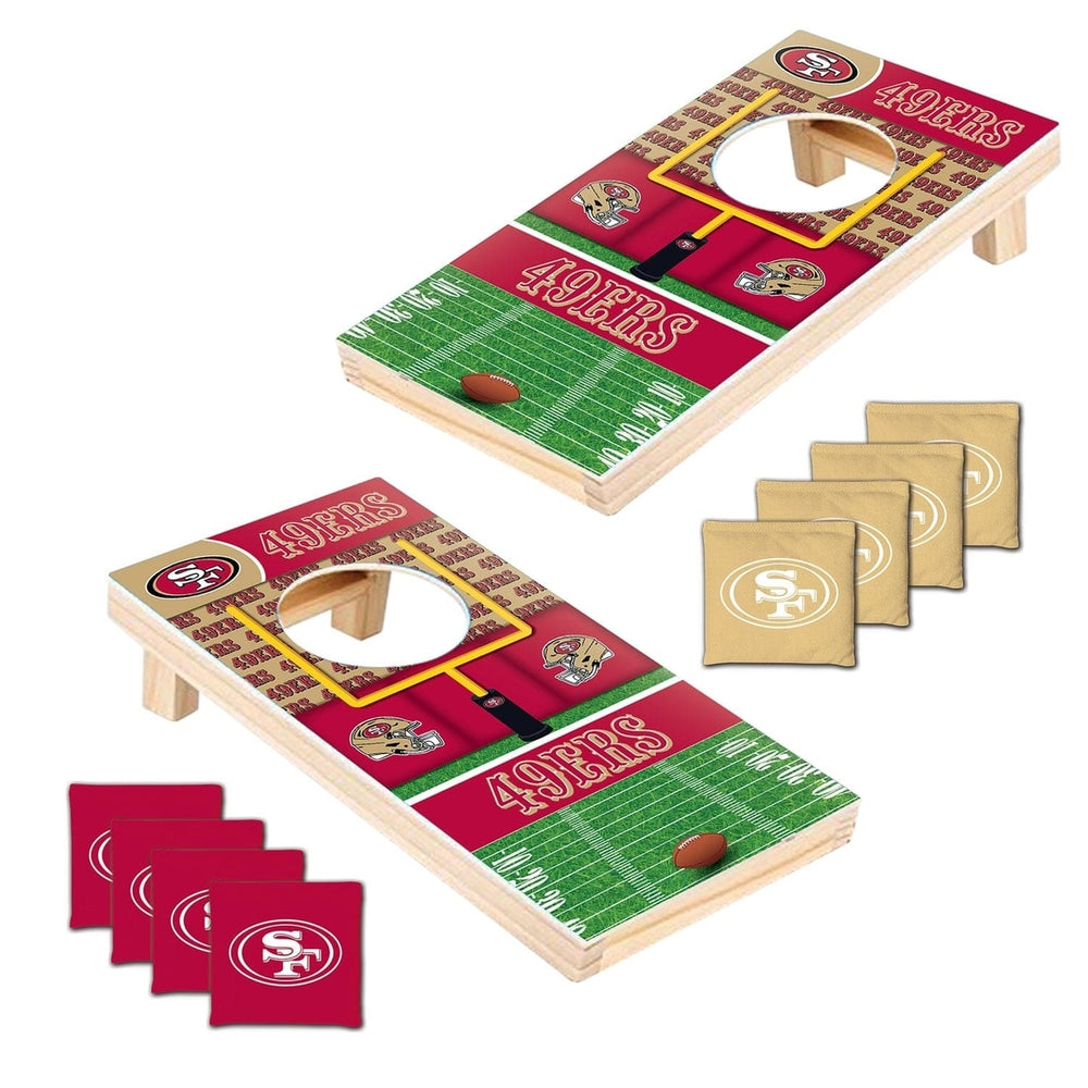 San Francisco 49ers - NFL Tabletop Cornhole Image 2