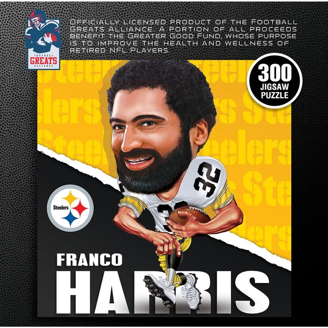 Pittsburgh Steelers All-Time Greats - Franco Harris 300 Piece Jigsaw Puzzle Image 3