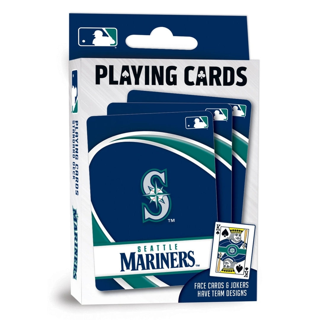 Seattle Mariners Playing Cards 54 Card Deck Officially Licensed MLB Deck Image 1