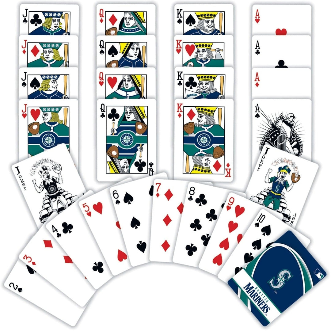 Seattle Mariners Playing Cards 54 Card Deck Officially Licensed MLB Deck Image 2