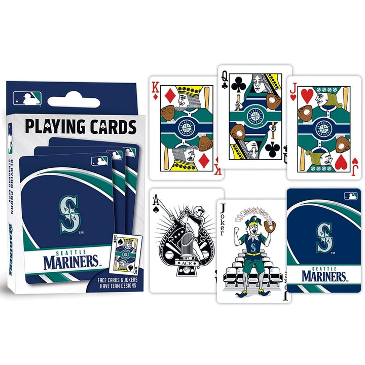 Seattle Mariners Playing Cards 54 Card Deck Officially Licensed MLB Deck Image 3