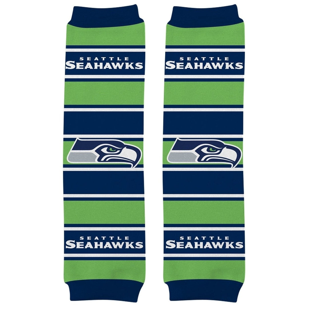 Seattle Seahawks Baby Leg Warmers Unisex Cotton Blend Infants Toddlers 9-35 lbs Image 1