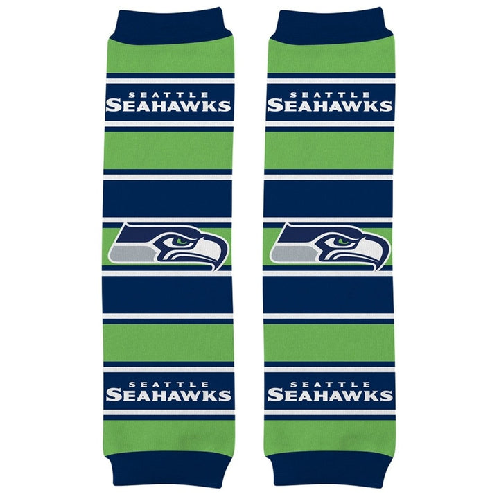 Seattle Seahawks Baby Leg Warmers Unisex Cotton Blend Infants Toddlers 9-35 lbs Image 1