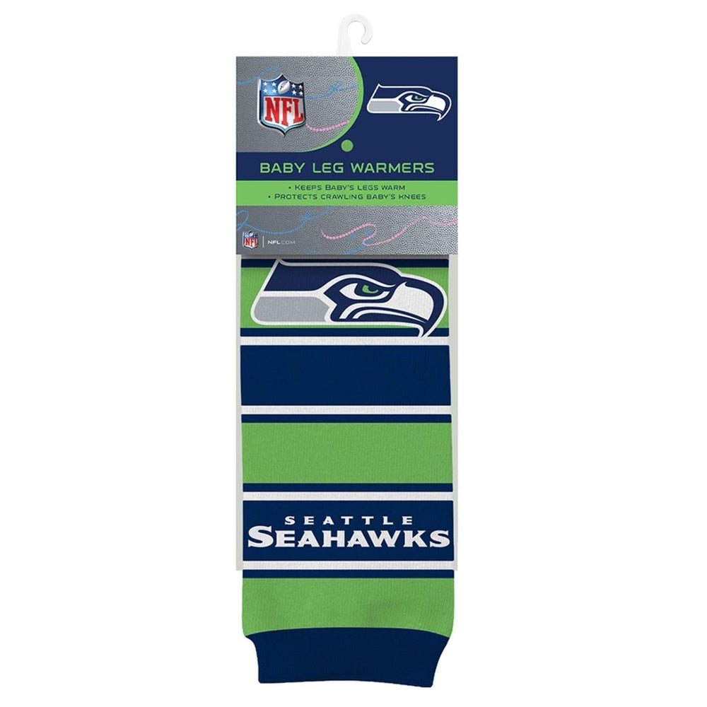 Seattle Seahawks Baby Leg Warmers Unisex Cotton Blend Infants Toddlers 9-35 lbs Image 2