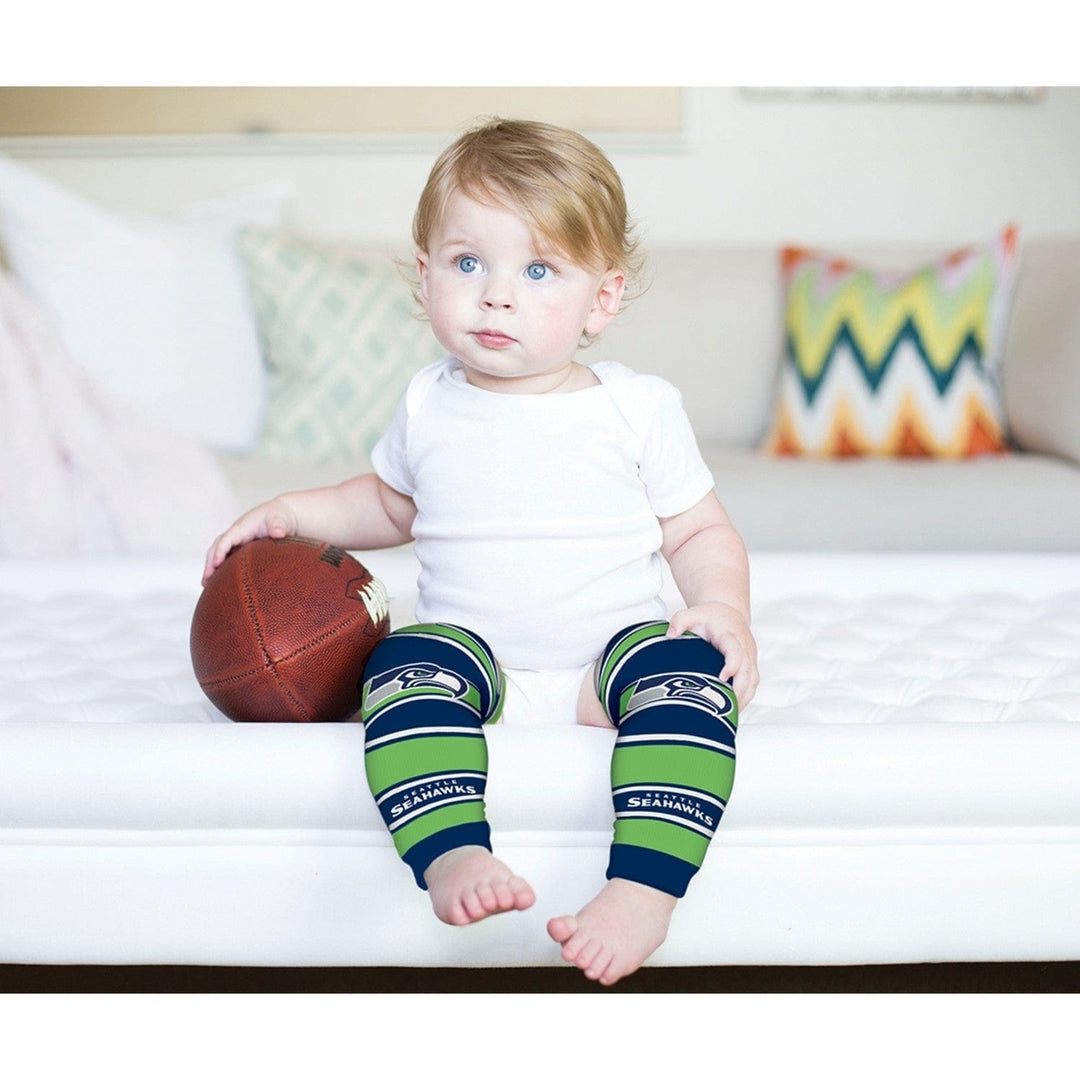 Seattle Seahawks Baby Leg Warmers Unisex Cotton Blend Infants Toddlers 9-35 lbs Image 4