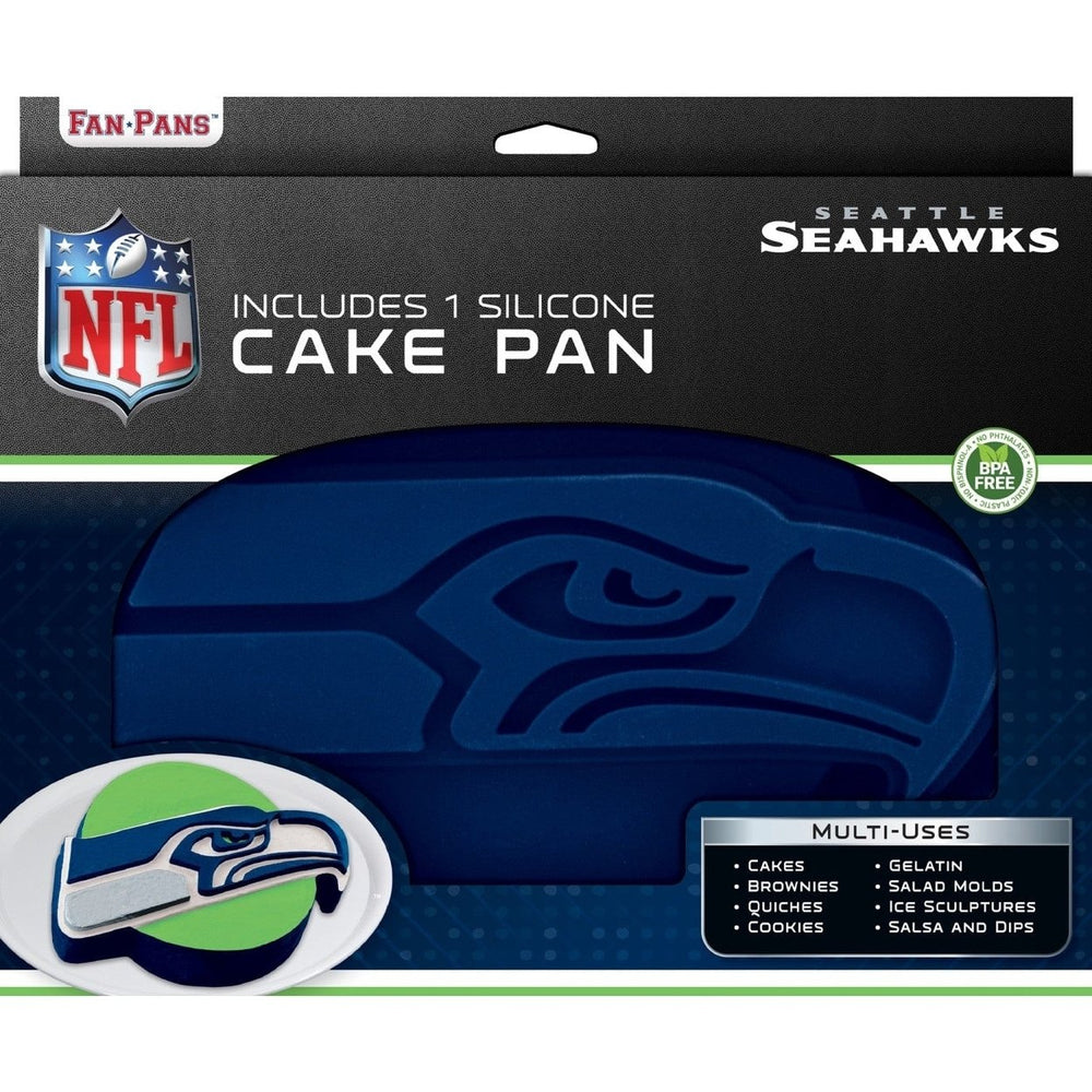 Seattle Seahawks Cake Pan Silicone Non-Stick Official NFL Team Kitchen Bakeware Image 2