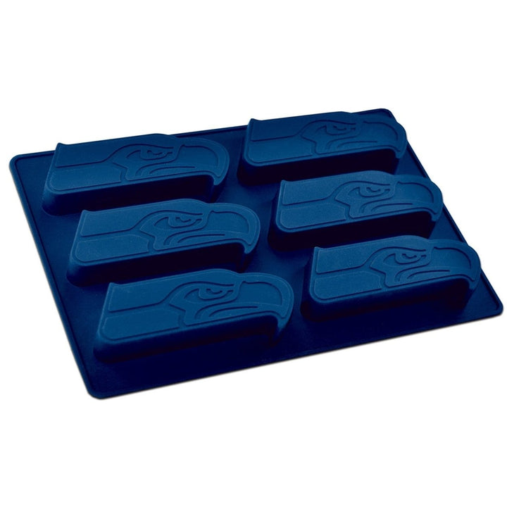 Seattle Seahawks Silicone Muffin Pan Dishwasher Safe NFL Team Bakeware 12 Cup Image 1