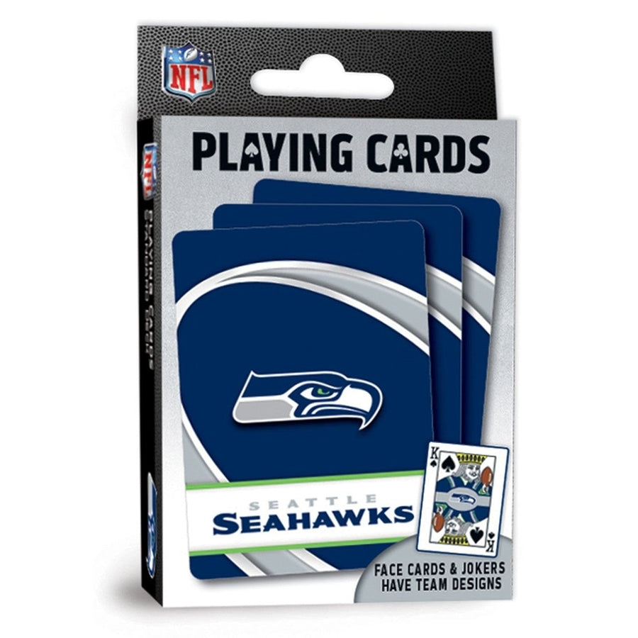 Seattle Seahawks Playing Cards 54 Card Deck Officially Licensed NFL Team Theme Image 1