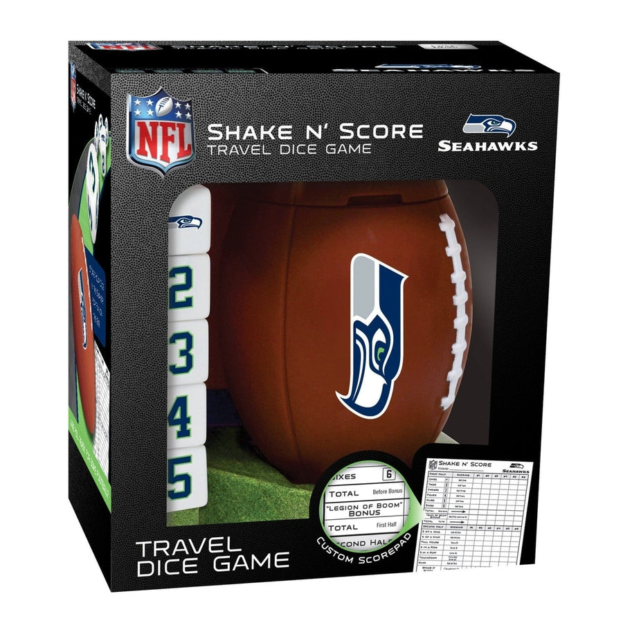 Seattle Seahawks Shake n Score Dice Game Travel Game Collectible NFL Fans Image 1