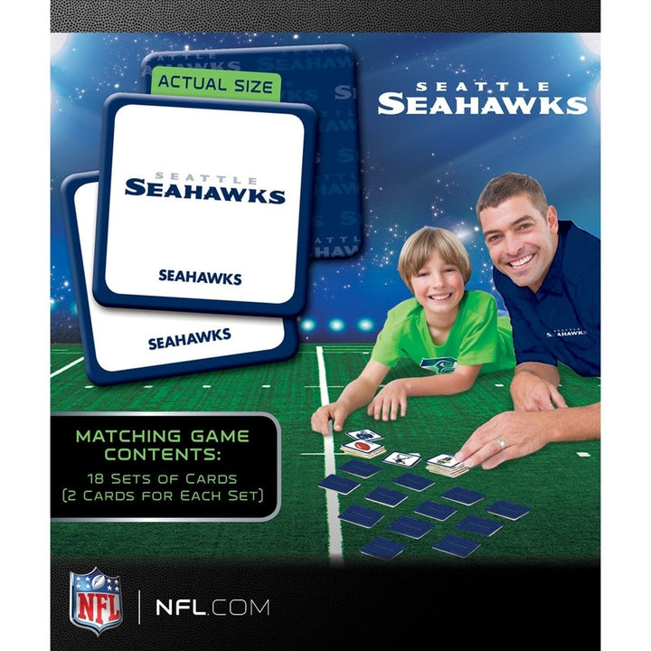 Seattle Seahawks Matching Game NFL Memory Card Game for Family Fun Image 3