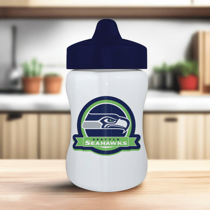 Seattle Seahawks Sippy Cup BPA Free 9oz Toddler Baby Unisex Official NFL Image 3