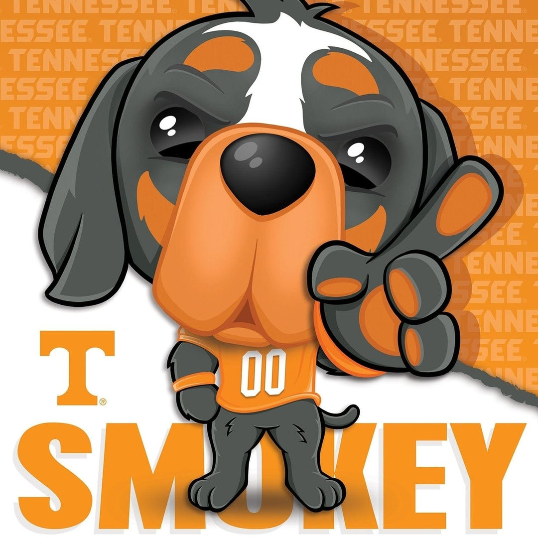 Smokey Tennessee Volunteers 100 Piece Jigsaw Puzzle 10 x 10 NCAA Mascot Puzzle Image 2