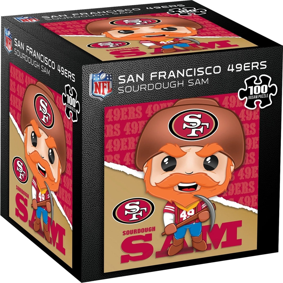 Sourdough Sam - San Francisco 49ers Mascot 100 Piece Jigsaw Puzzle Image 1