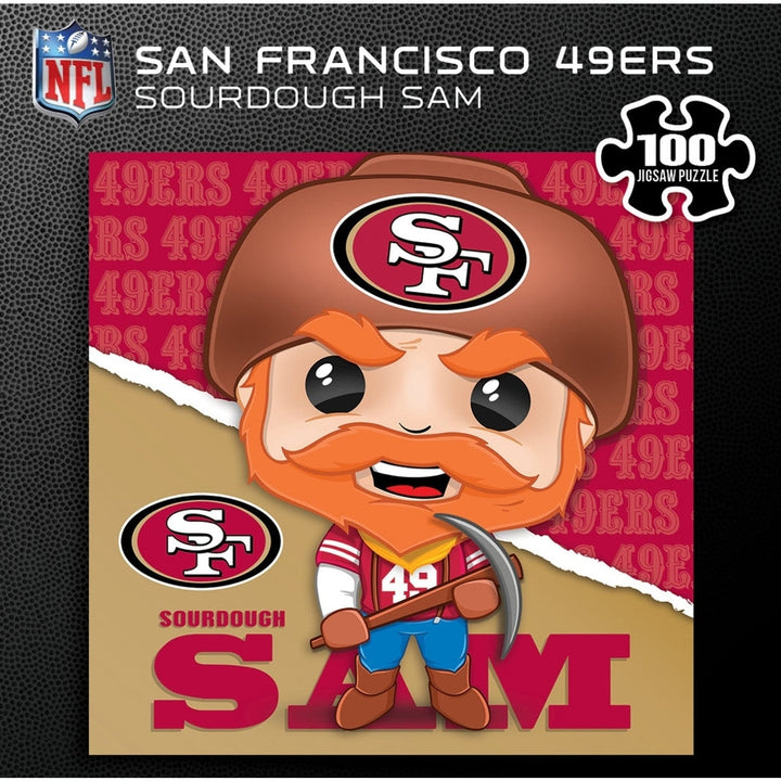 Sourdough Sam - San Francisco 49ers Mascot 100 Piece Jigsaw Puzzle Image 3