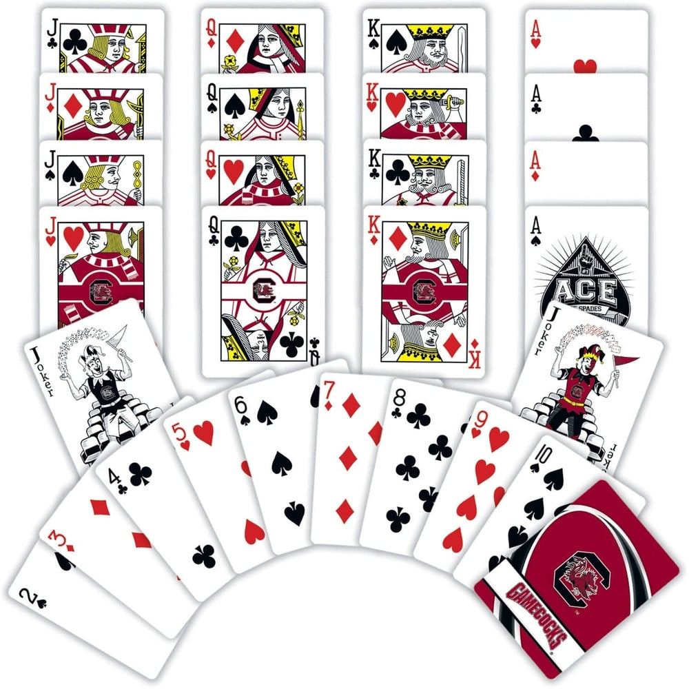 South Carolina Gamecocks Playing Cards 54 Card Deck NCAA Team Cards Image 2