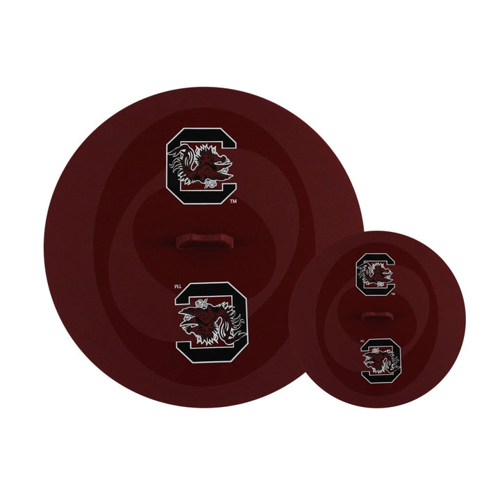 South Carolina Gamecocks FanPans Silicone Cookware Lids Dishwasher Freezer Safe Image 1