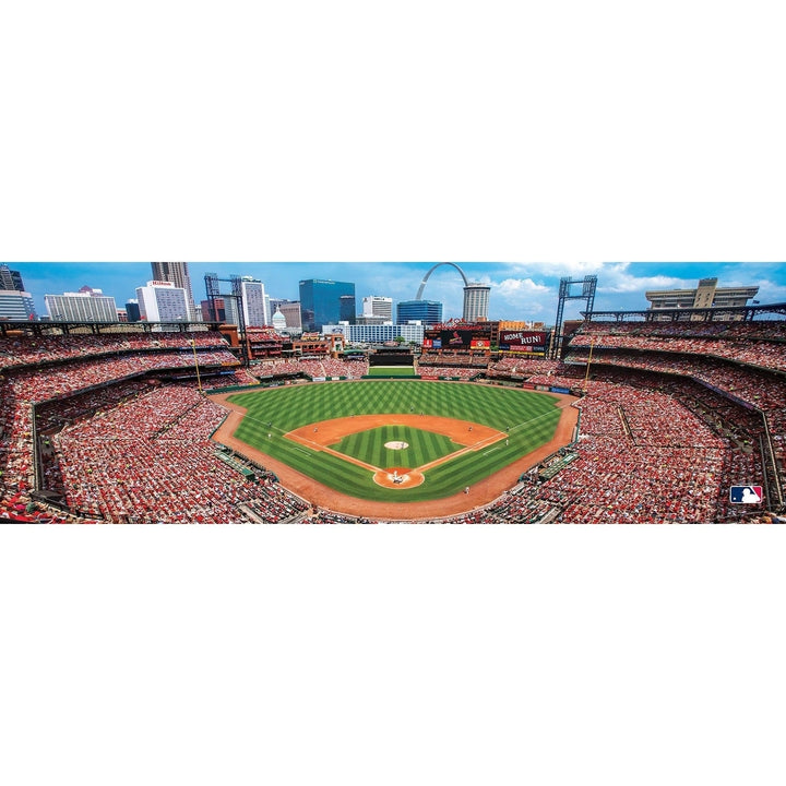 St. Louis Cardinals 1000 Piece Panoramic Jigsaw Puzzle MLB Busch Stadium Image 2