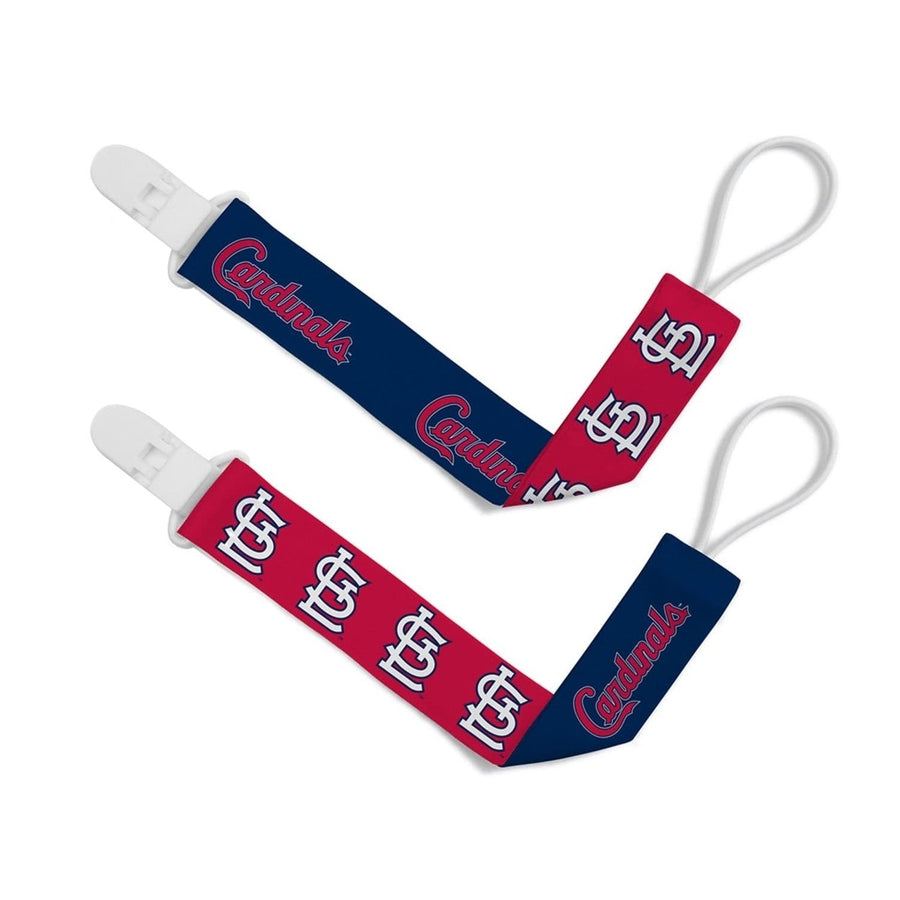 St. Louis Cardinals - Pacifier Clip 2-Pack Image 1