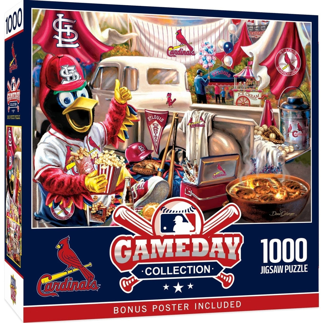 St. Louis Cardinals 1000 Piece Puzzle MasterPieces Eco-Friendly Jigsaw Puzzle Image 1