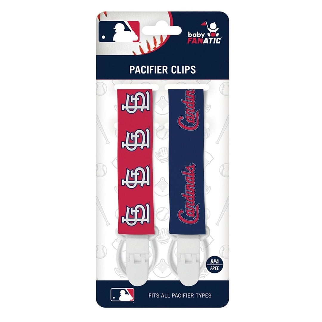 St. Louis Cardinals - Pacifier Clip 2-Pack Image 2