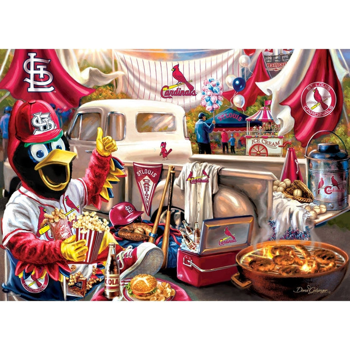 St. Louis Cardinals 1000 Piece Puzzle MasterPieces Eco-Friendly Jigsaw Puzzle Image 2