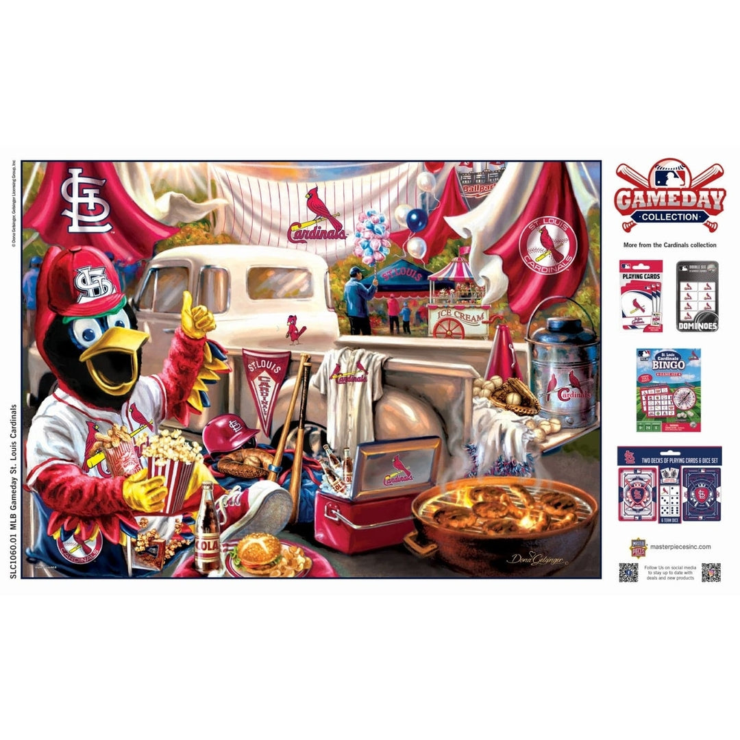 St. Louis Cardinals 1000 Piece Puzzle MasterPieces Eco-Friendly Jigsaw Puzzle Image 4