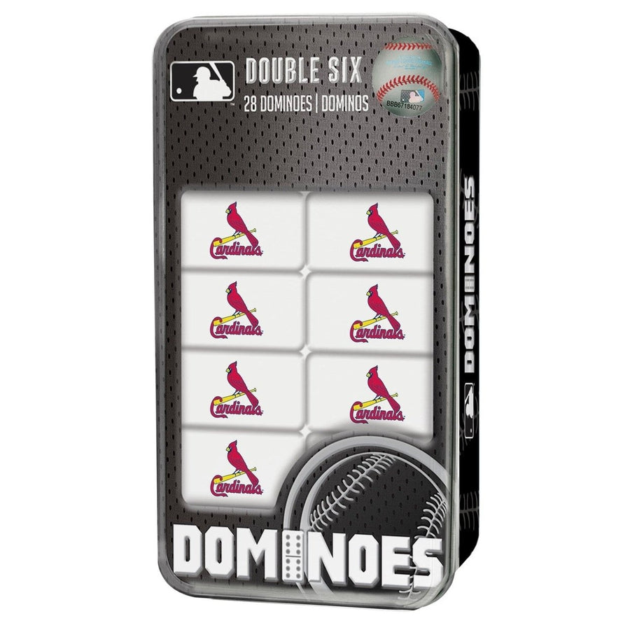 St. Louis Cardinals Dominoes Set Officially Licensed in Collectible Tin Box Image 1