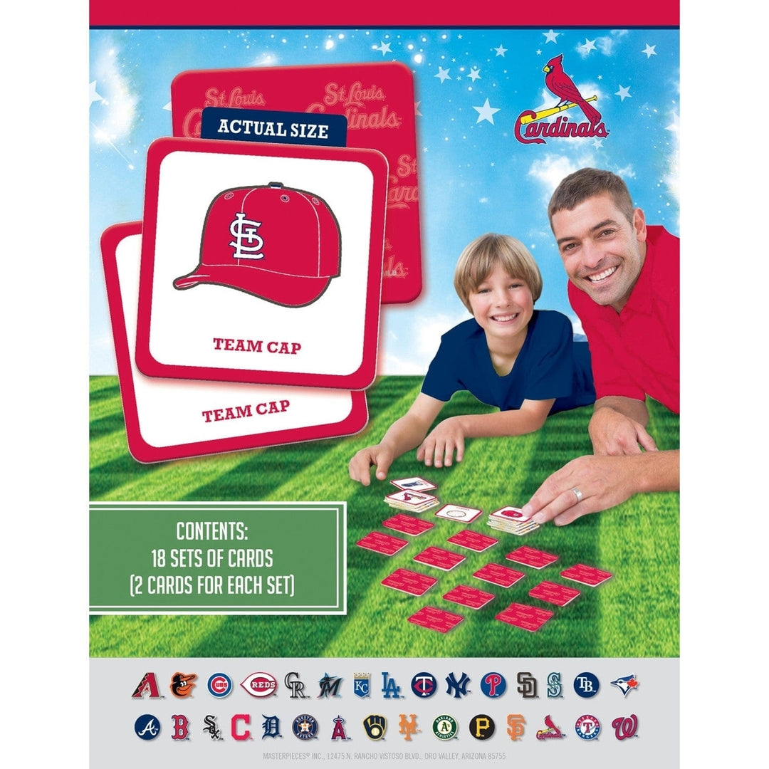 St. Louis Cardinals Matching Game MLB Memory Game Family Fun Kids Adults Image 3